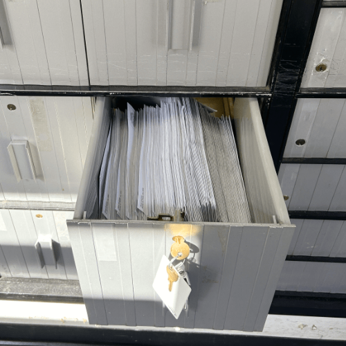 mail scanning and storage