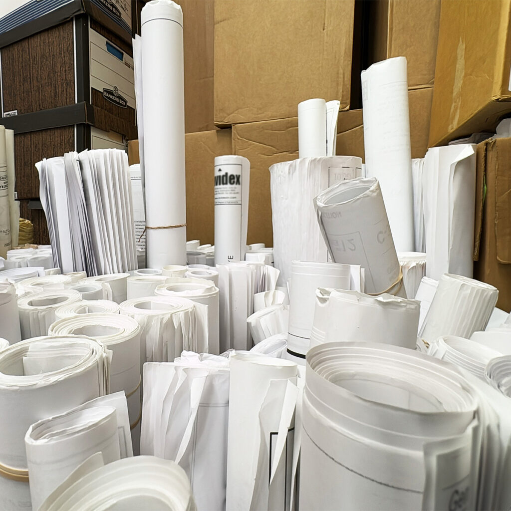 large format storing
